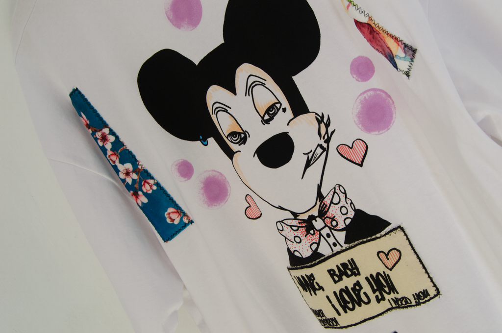 Camiseta Mickey Macarra